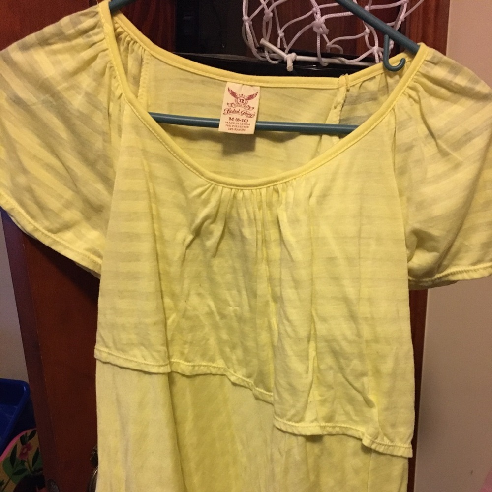 Yellow soft shirt